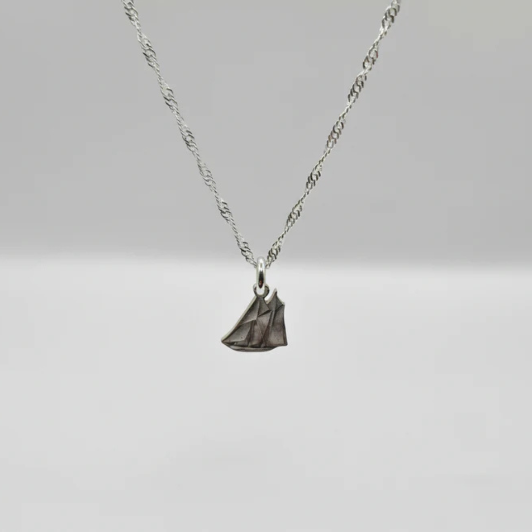 Hand-Cut Canadian Dime Coin Pendant