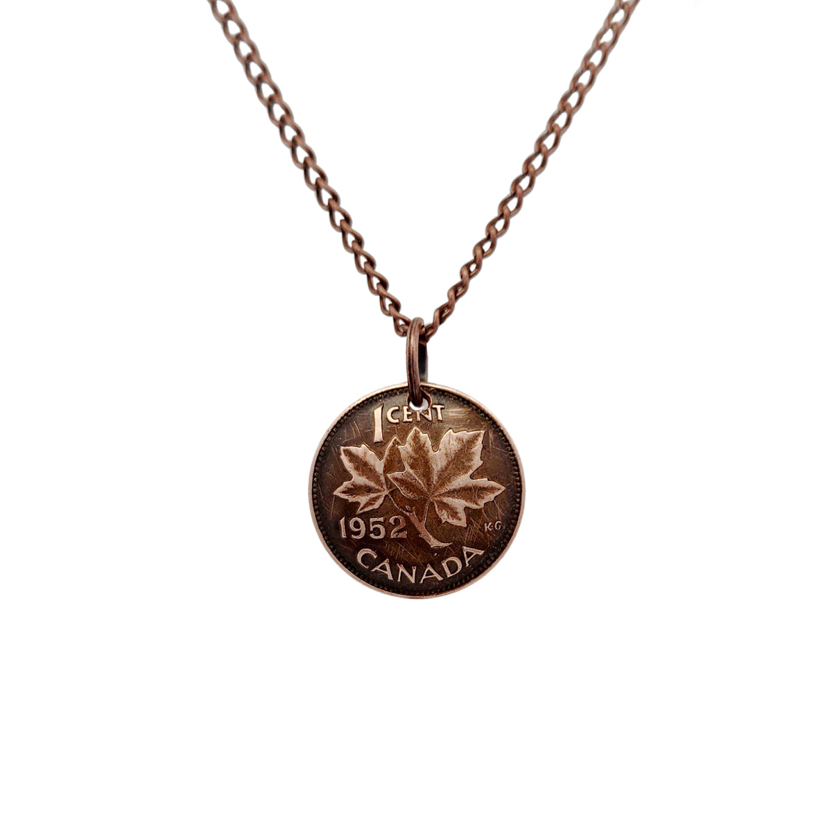 Canadian Penny Coin Necklace