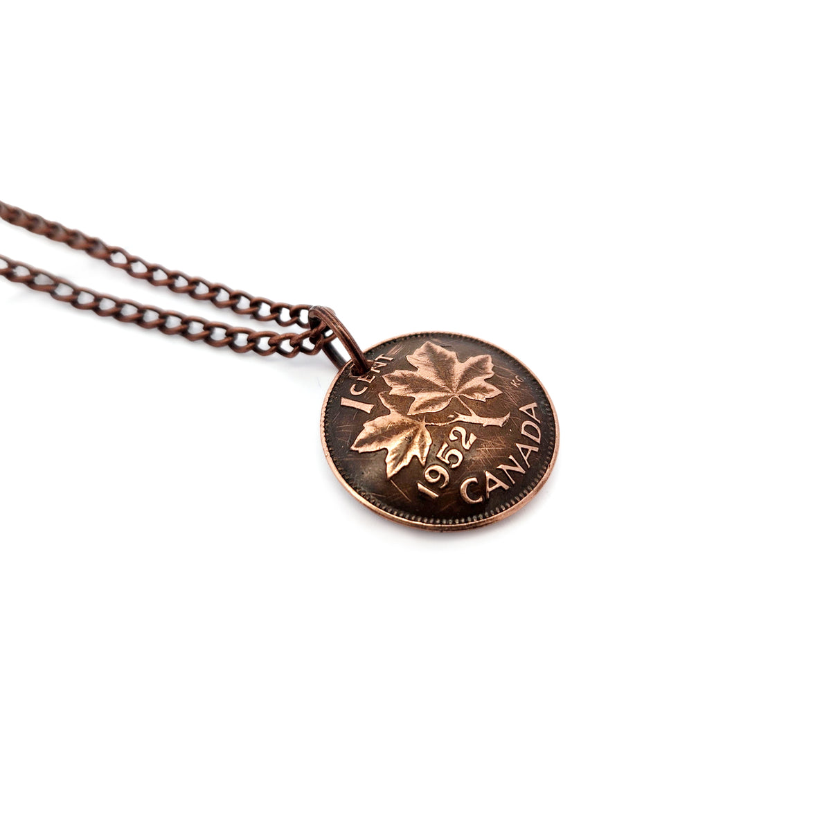 Canadian Penny Coin Necklace