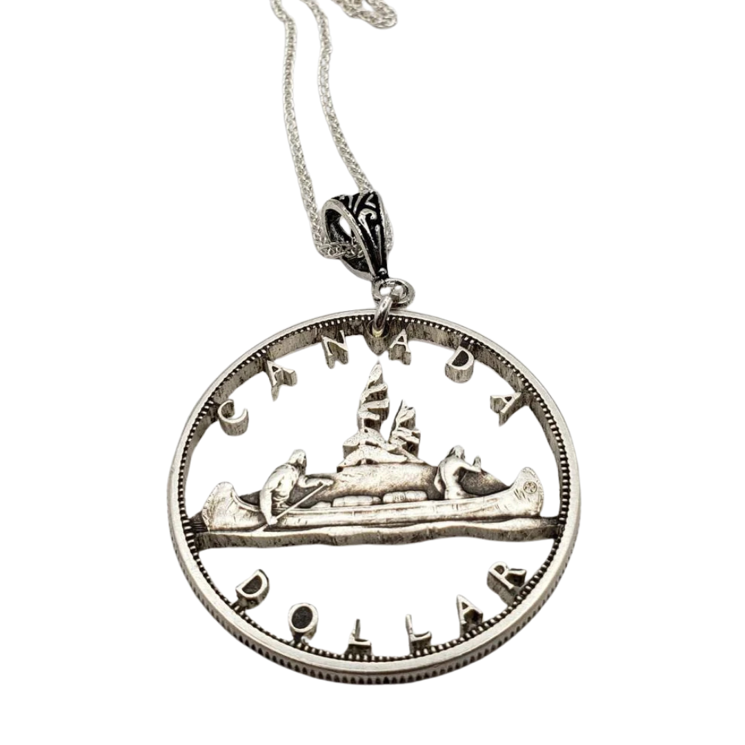 Canadian Silver Dollar Pendant