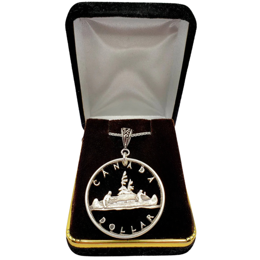 Canadian Silver Dollar Pendant