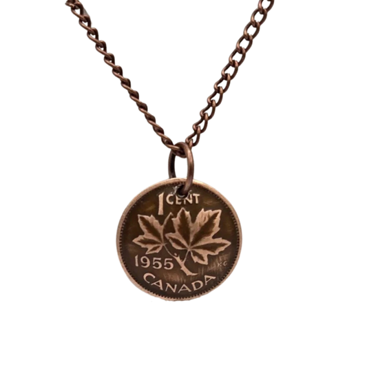 Canadian Penny Coin Necklace