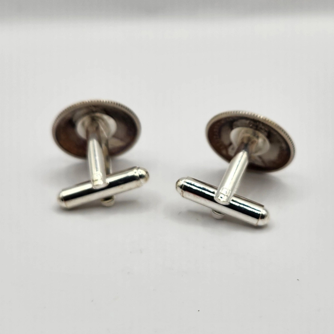 Canadian Silver Dime Cufflinks