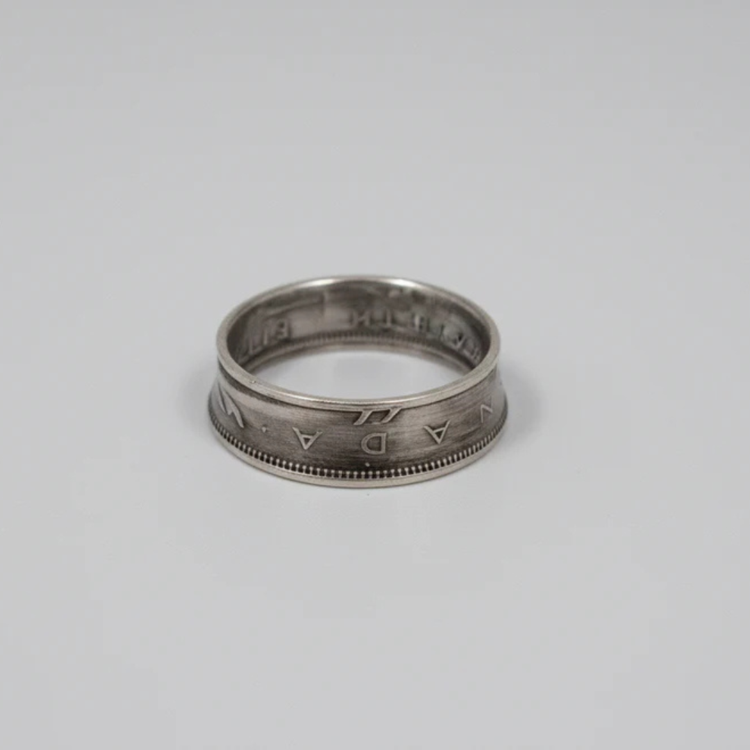 Canadian Quarter Coin Ring