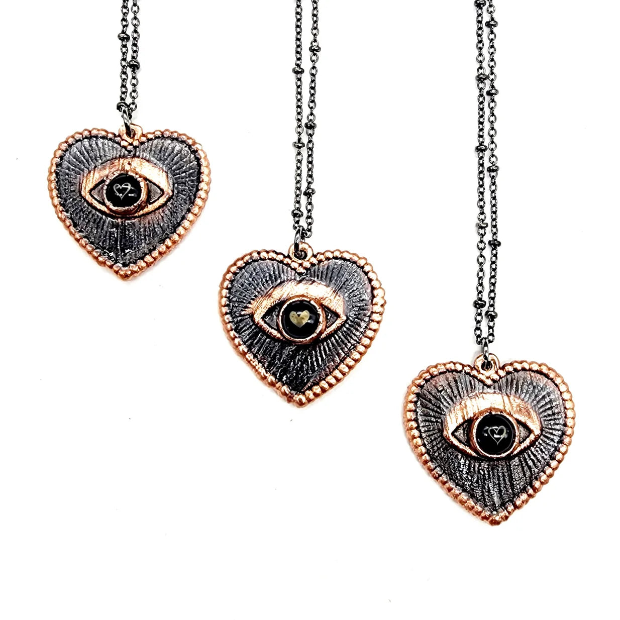 Onyx Heart Necklace