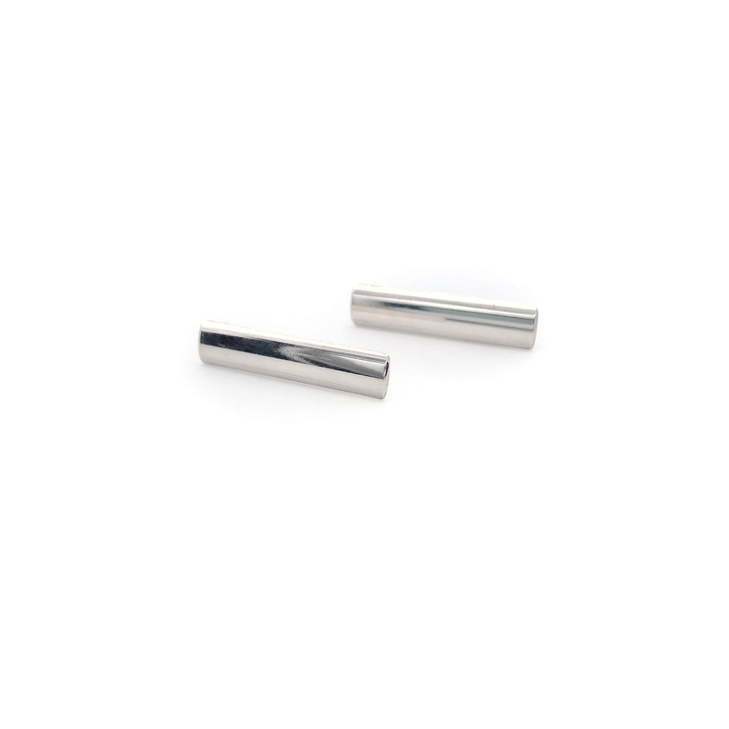 Sterling Silver Half-Round Bar Studs