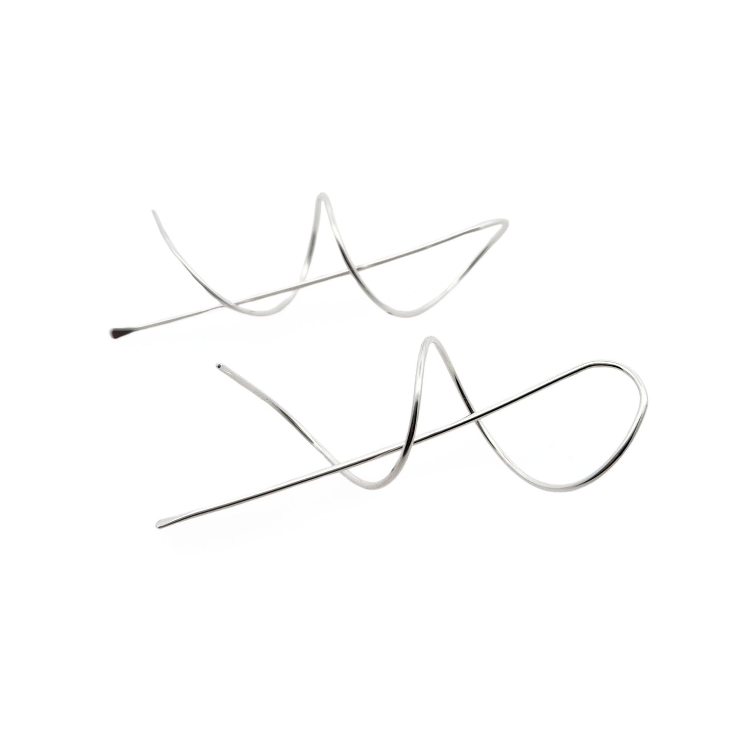 Silver Treble Clef Earrings