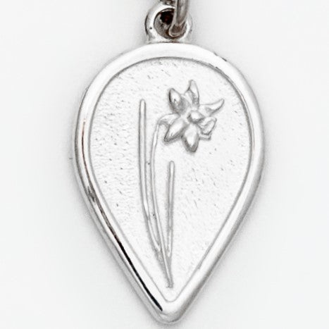 Daffodil Birth Flower Necklace