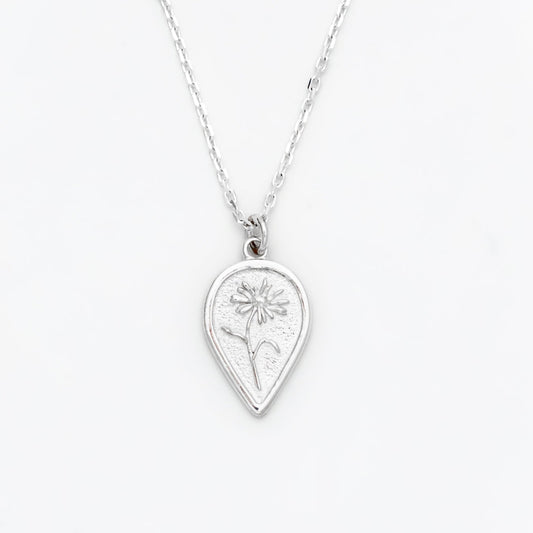Daisy Birth Flower Necklace