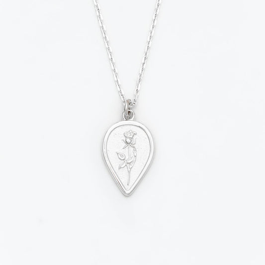 Rose Birth Flower Necklace