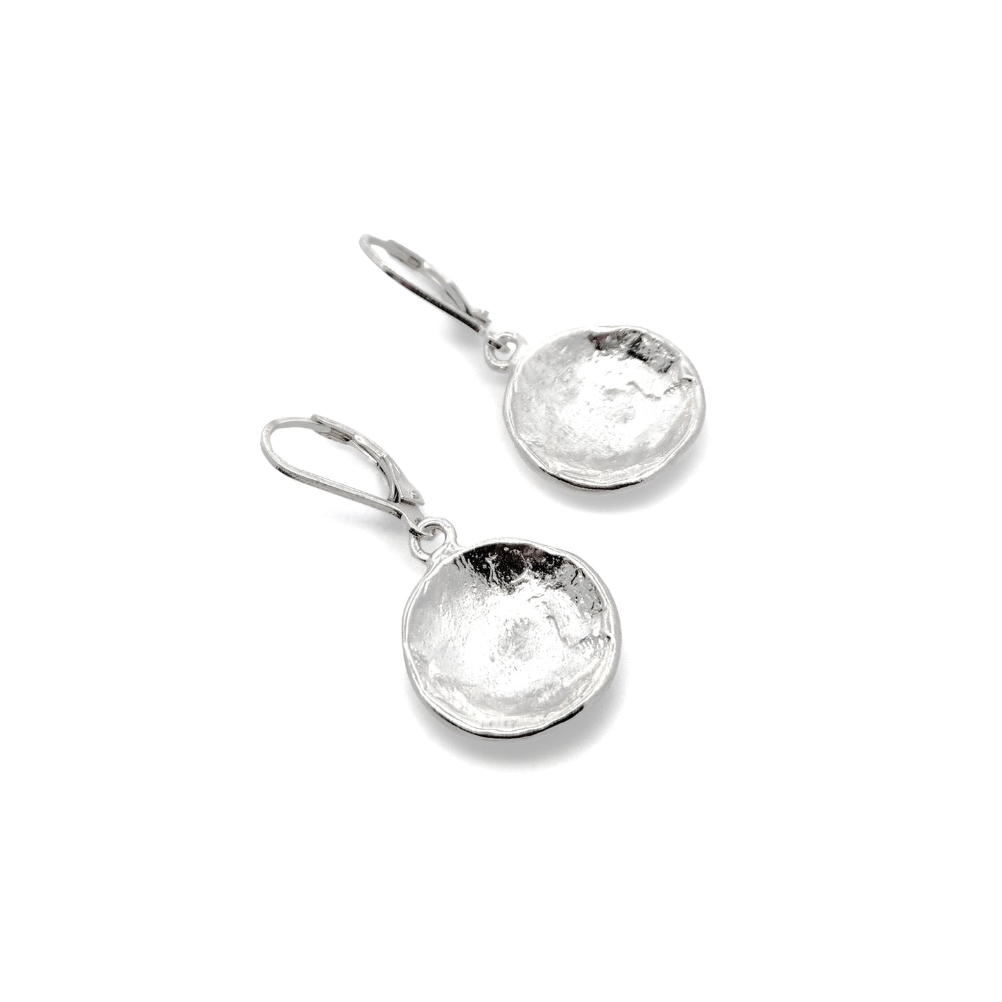 Silver Coin Earrings