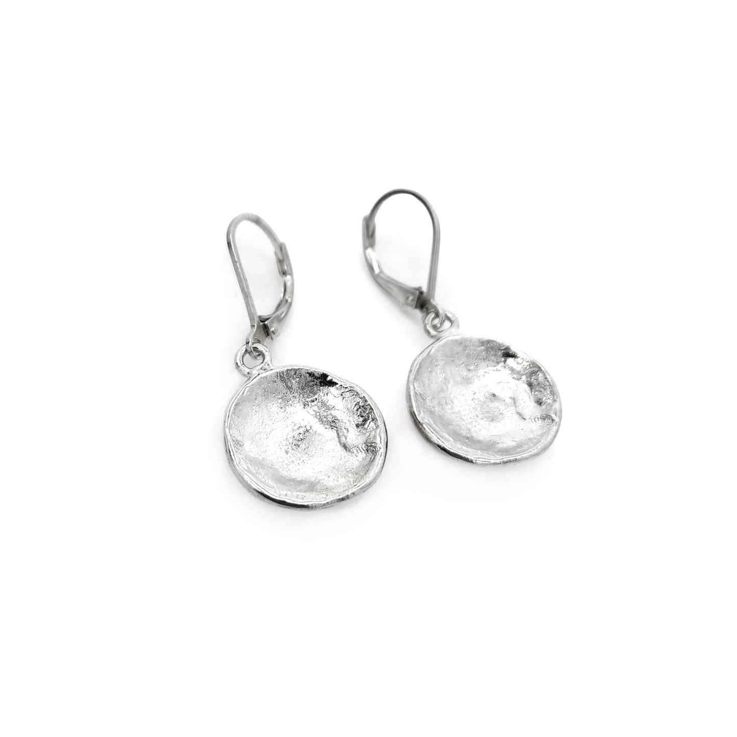 Silver Coin Earrings