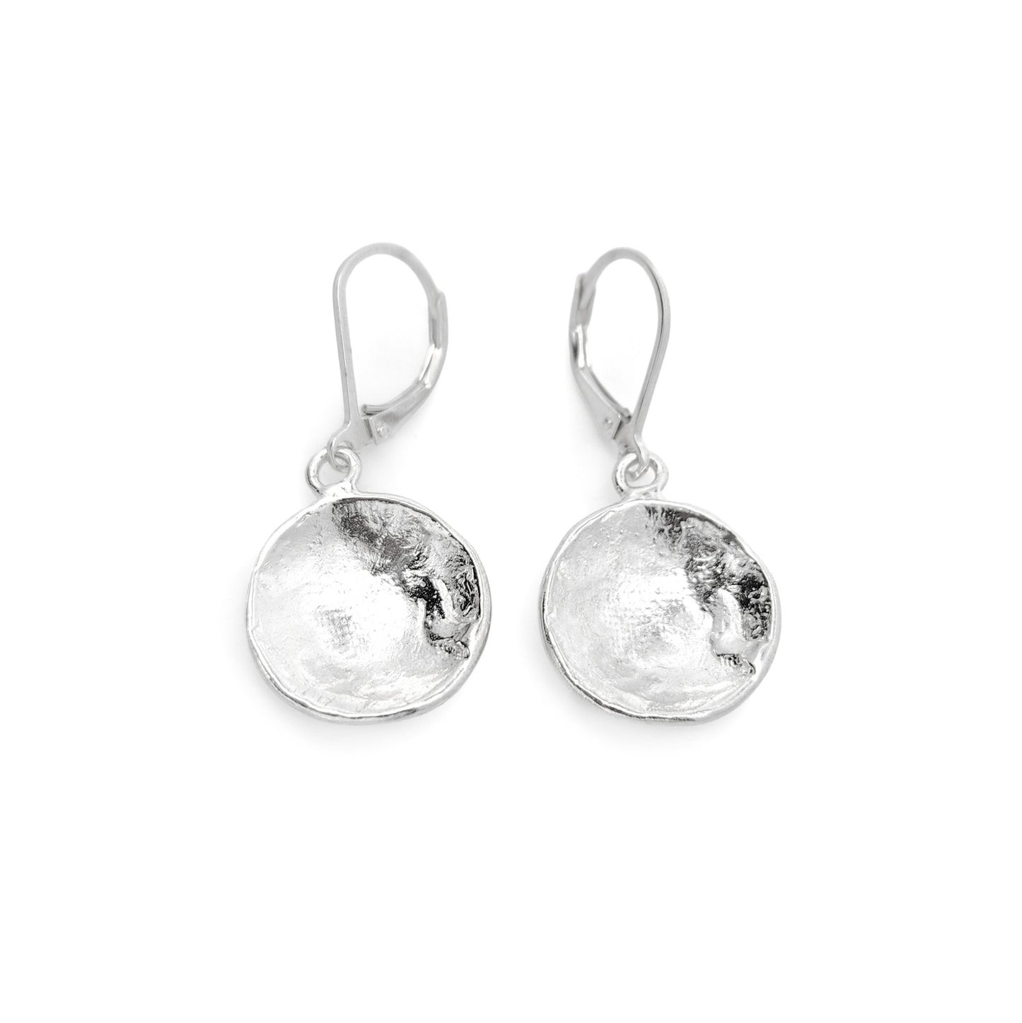 Silver Coin Earrings