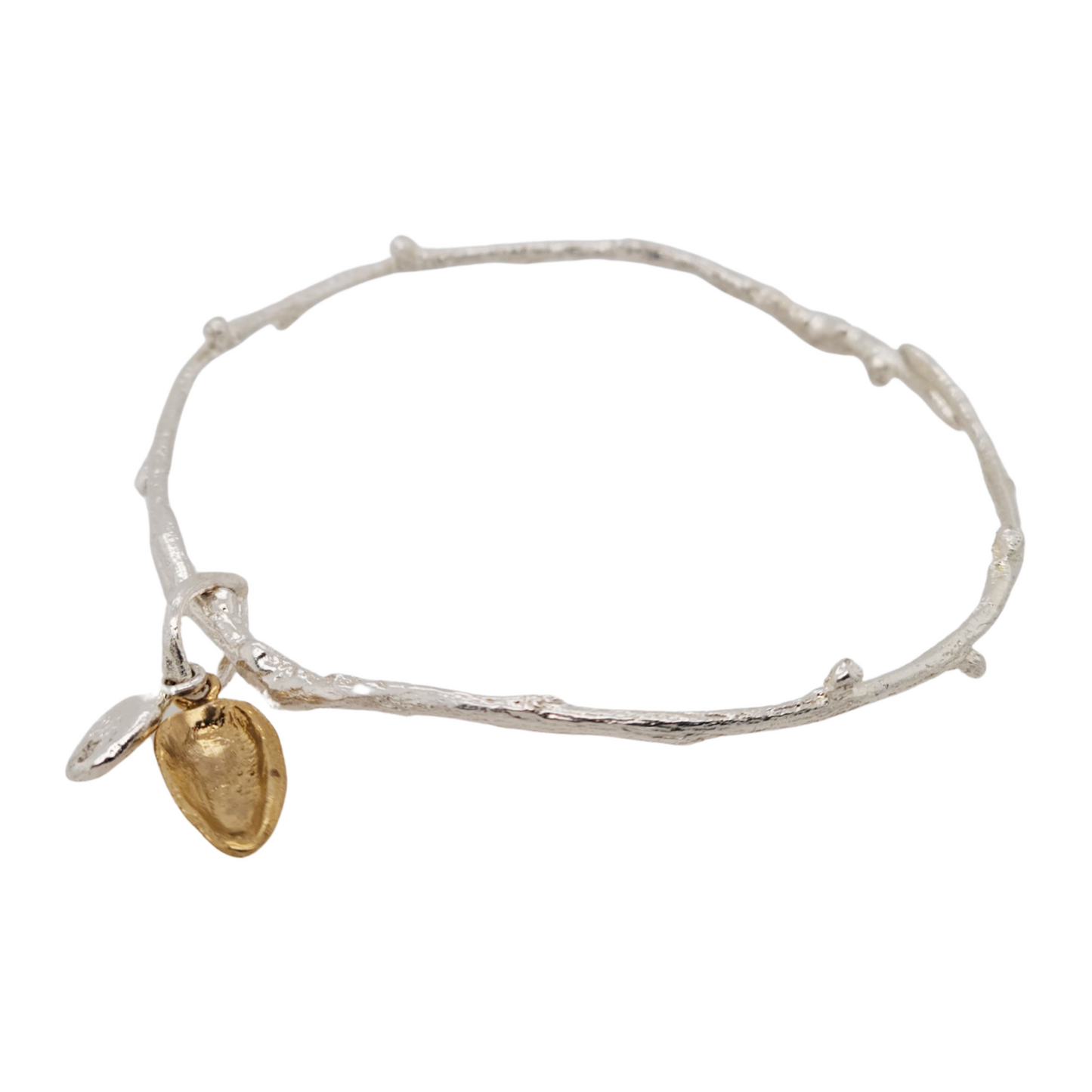 Sterling Silver Branch Bangle