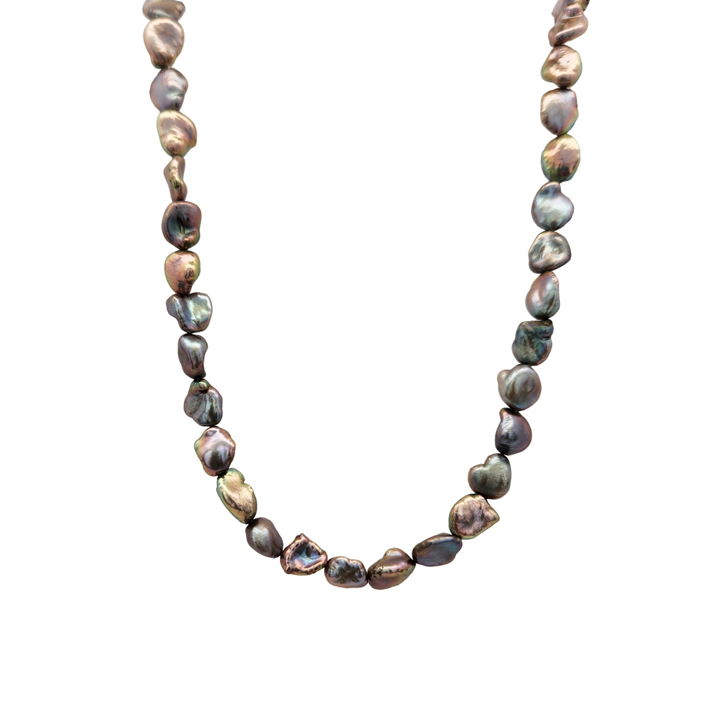 Organic Purple Freshwater Pearl Necklace