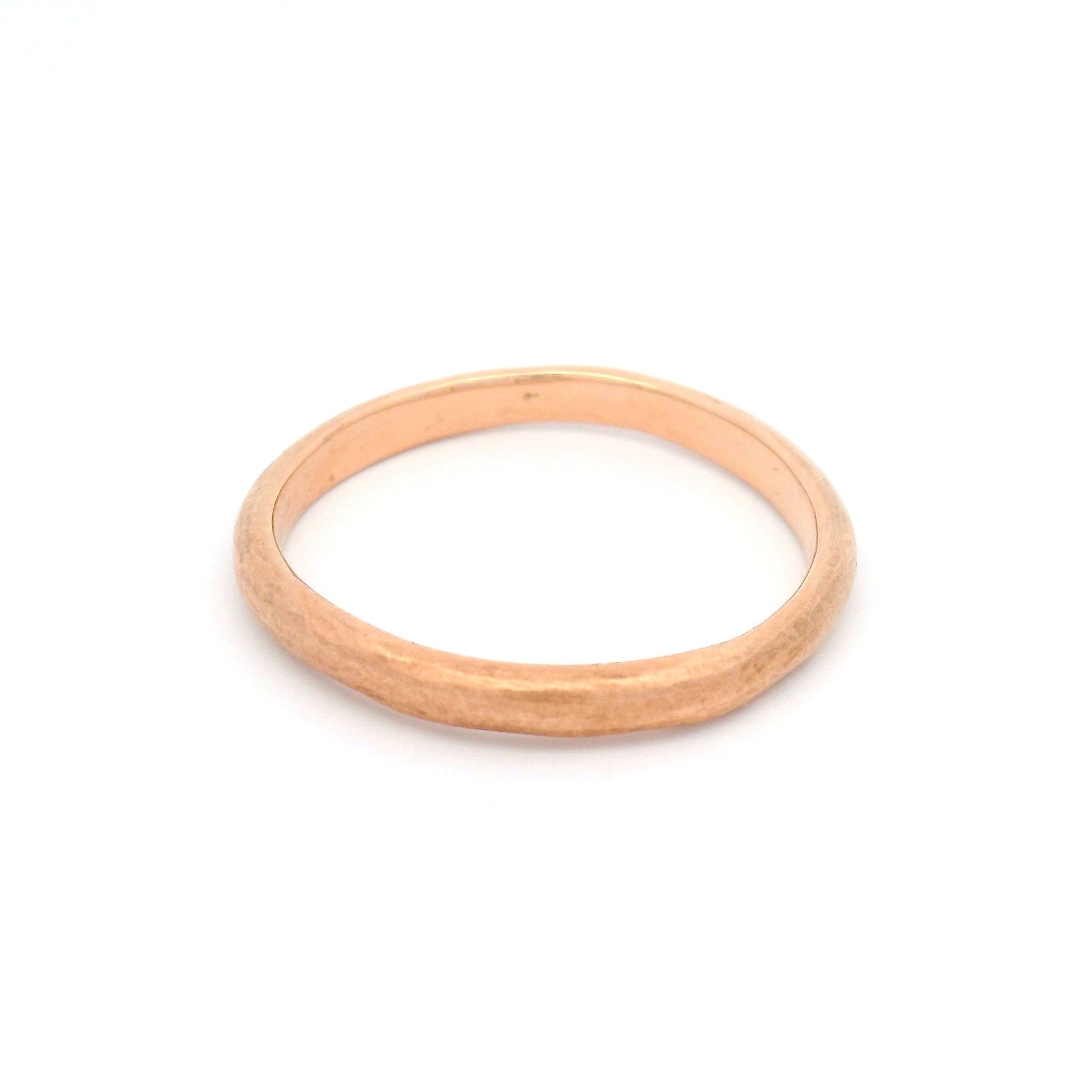 10k Rose Gold Satin Finish Band