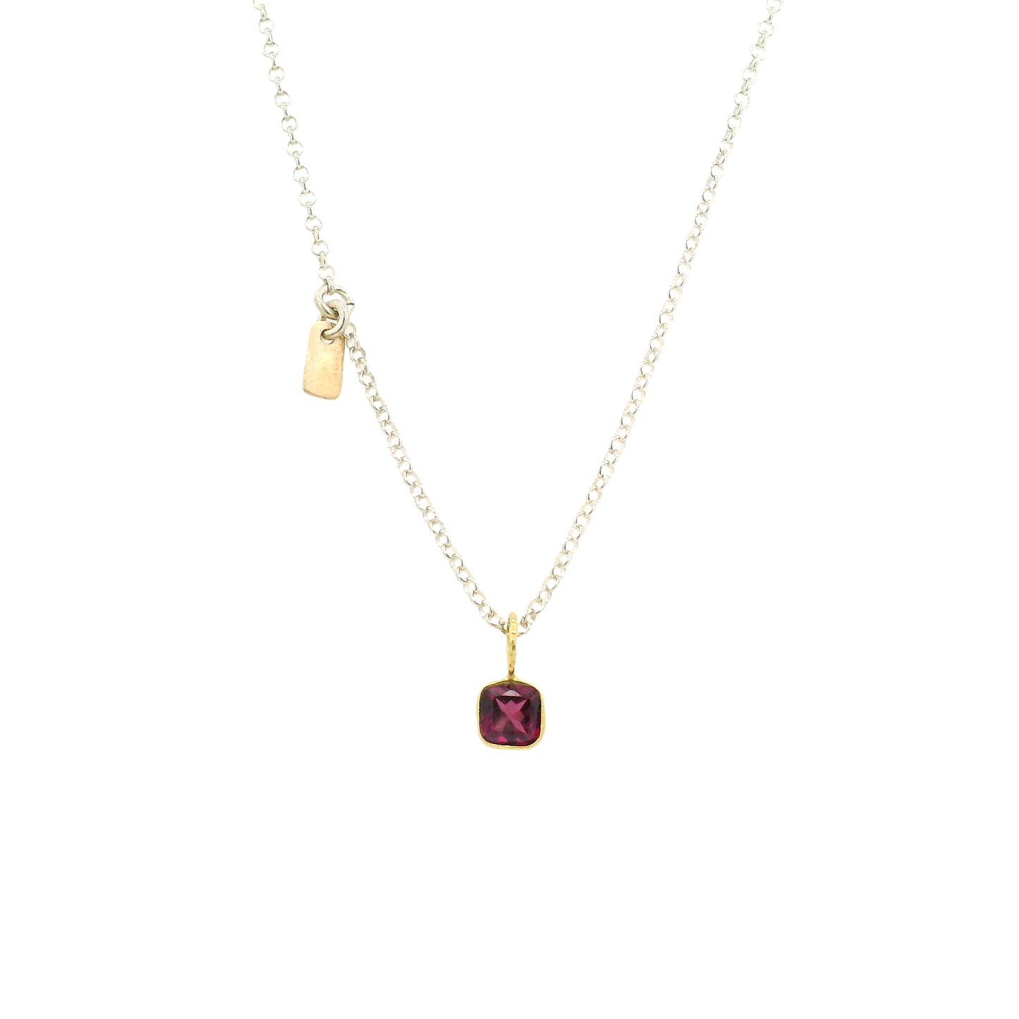 14K Garnet Pendant