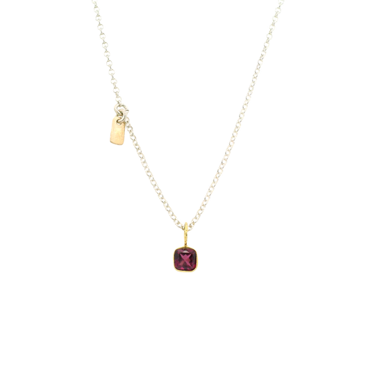 14K Garnet Pendant