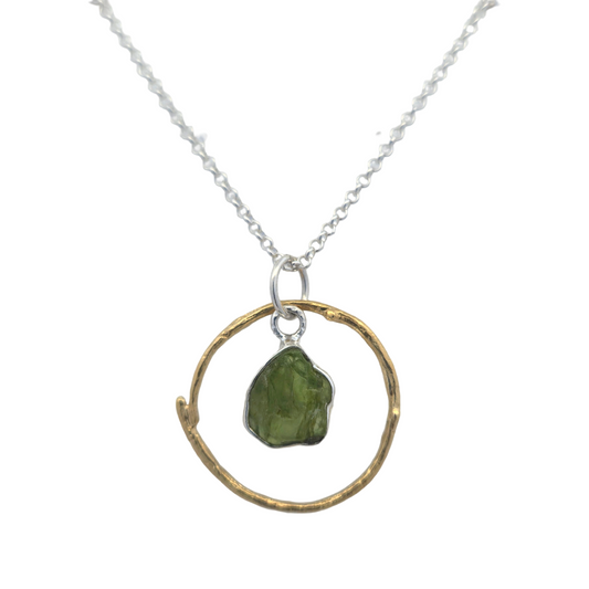 Peridot Circle of Life Pendant