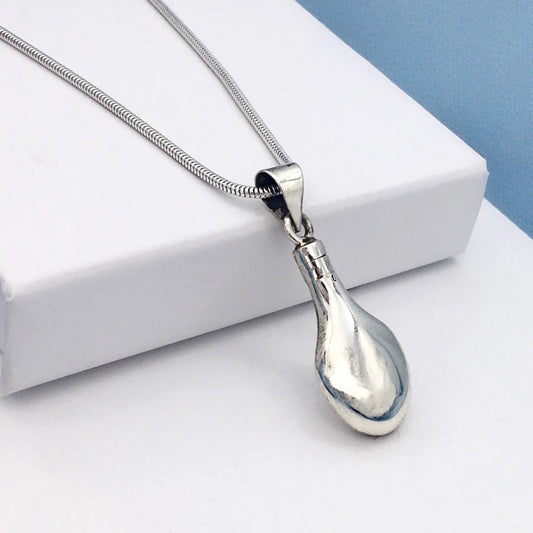 Sterling Silver Vase Urn Pendant