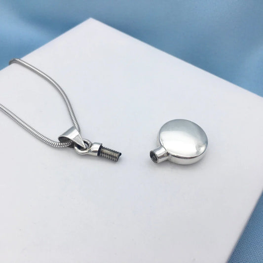 Sterling Silver Urn Necklace