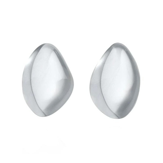 Silver Dimensional Earrings