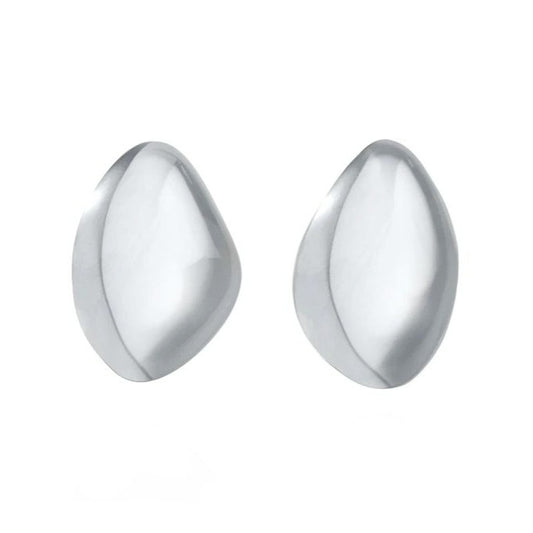 Silver Dimensional Earrings