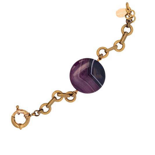 Stone Bracelet Purple
