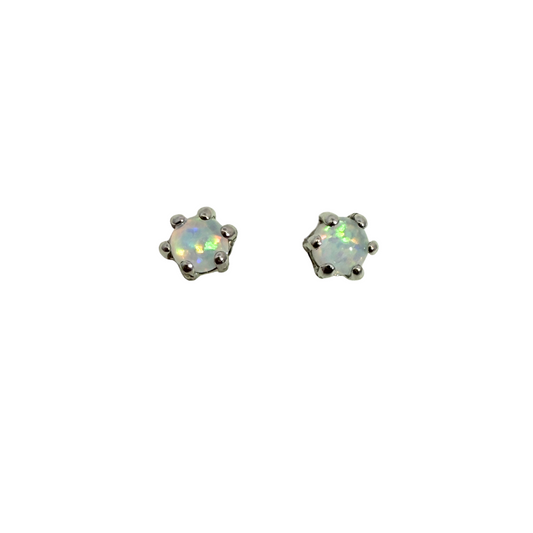Small Opal Studs