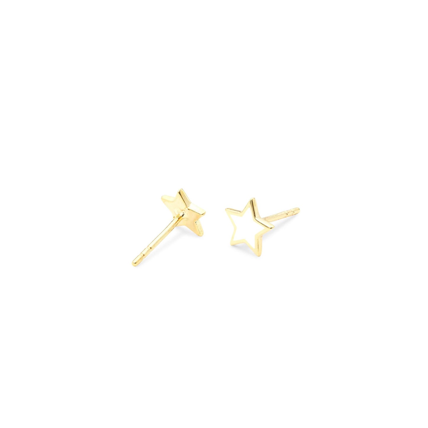 Enamel Star Stud Earrings