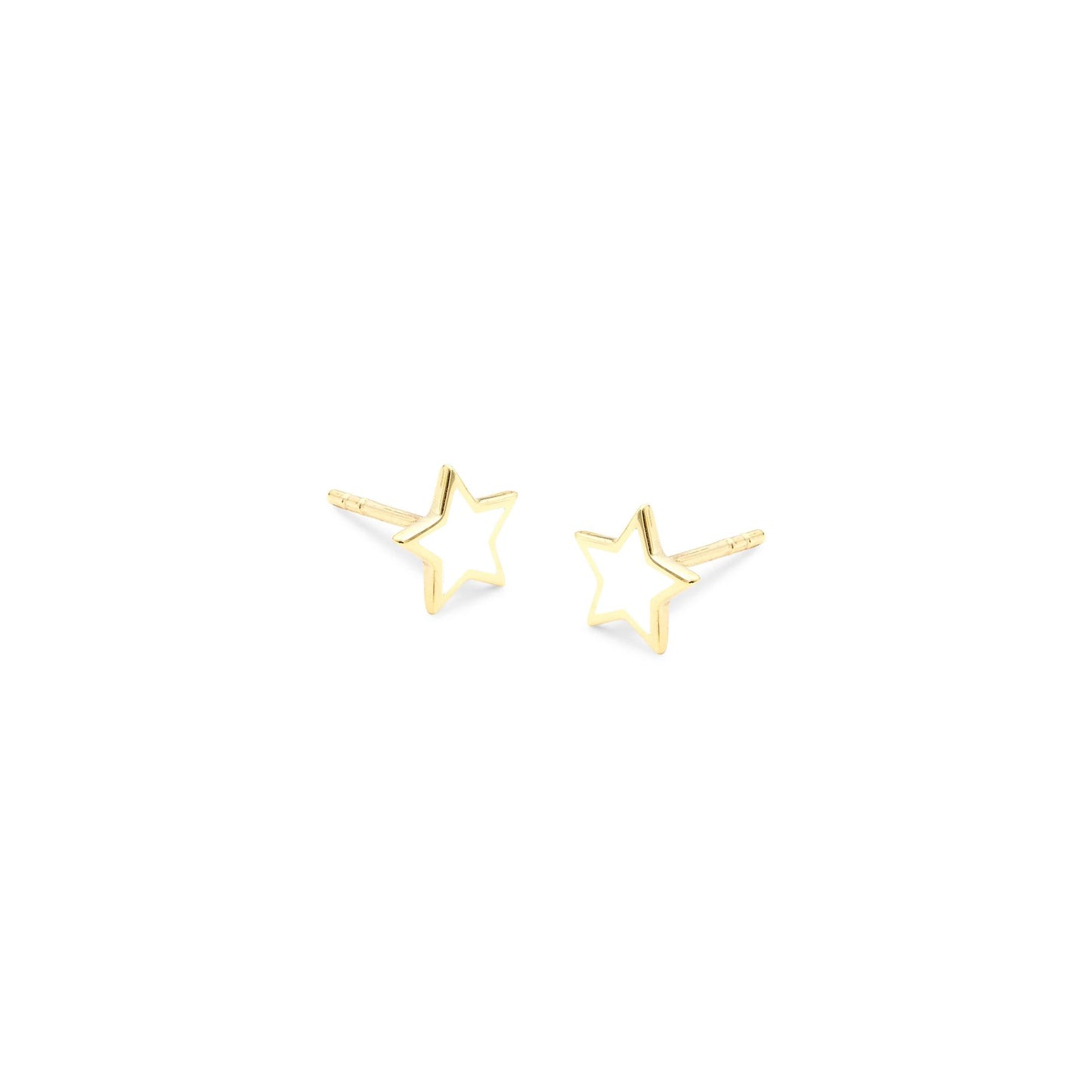 Enamel Star Stud Earrings
