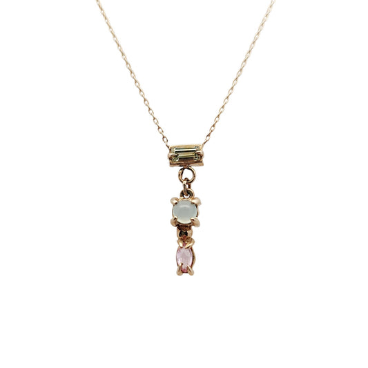 Montana Parti Sapphire Cluster Pendant