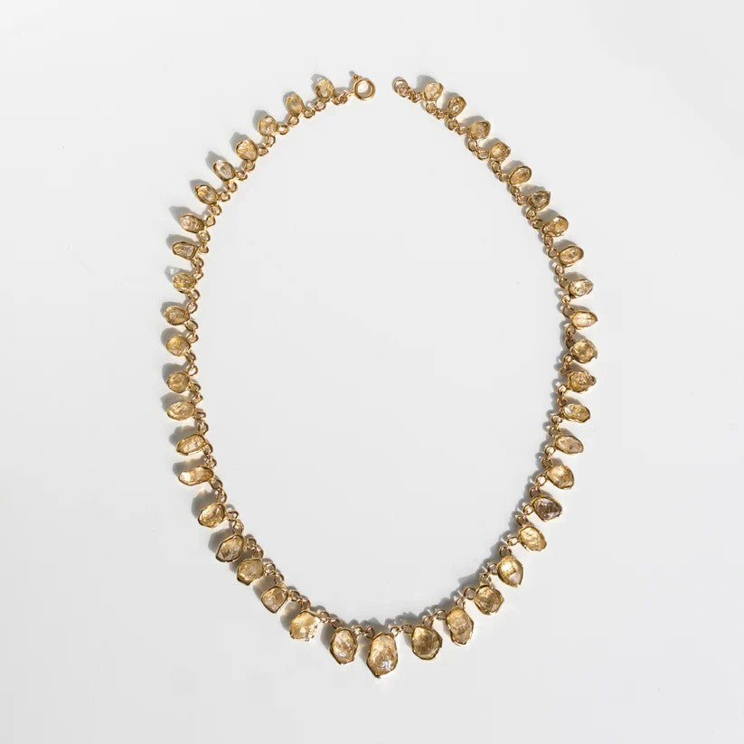 Rough Herkimer Diamond Collar Necklace