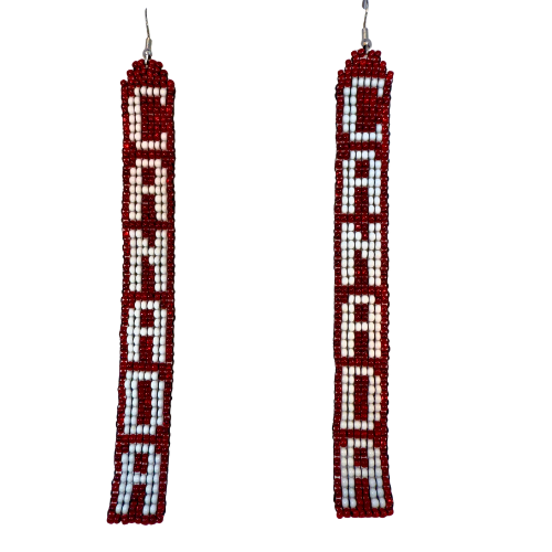 Canada Beaded Earrings