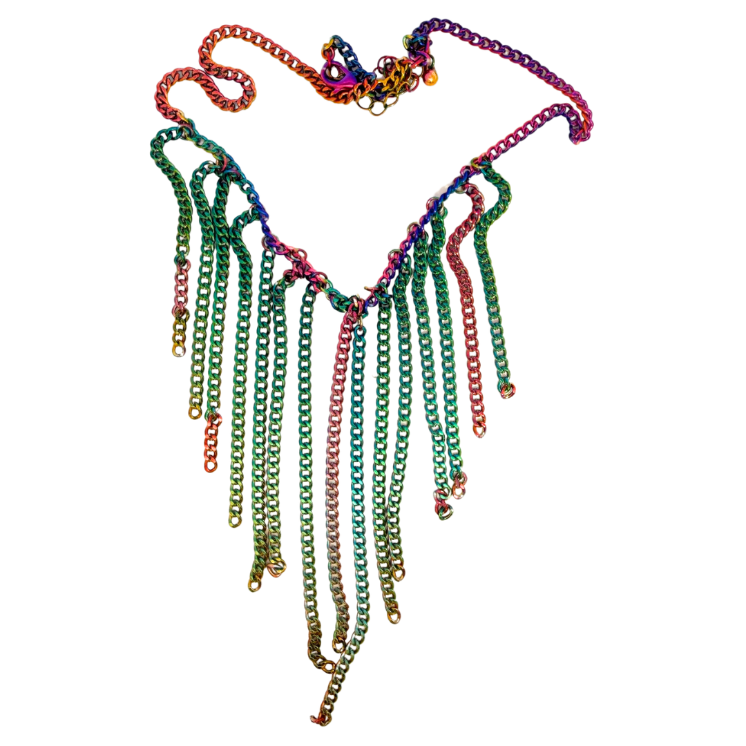 Rainbow Chain Necklace