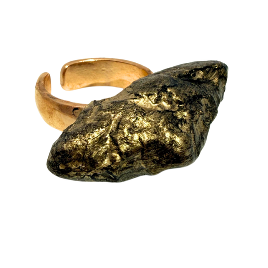 Yellow & Gold Paper Ring