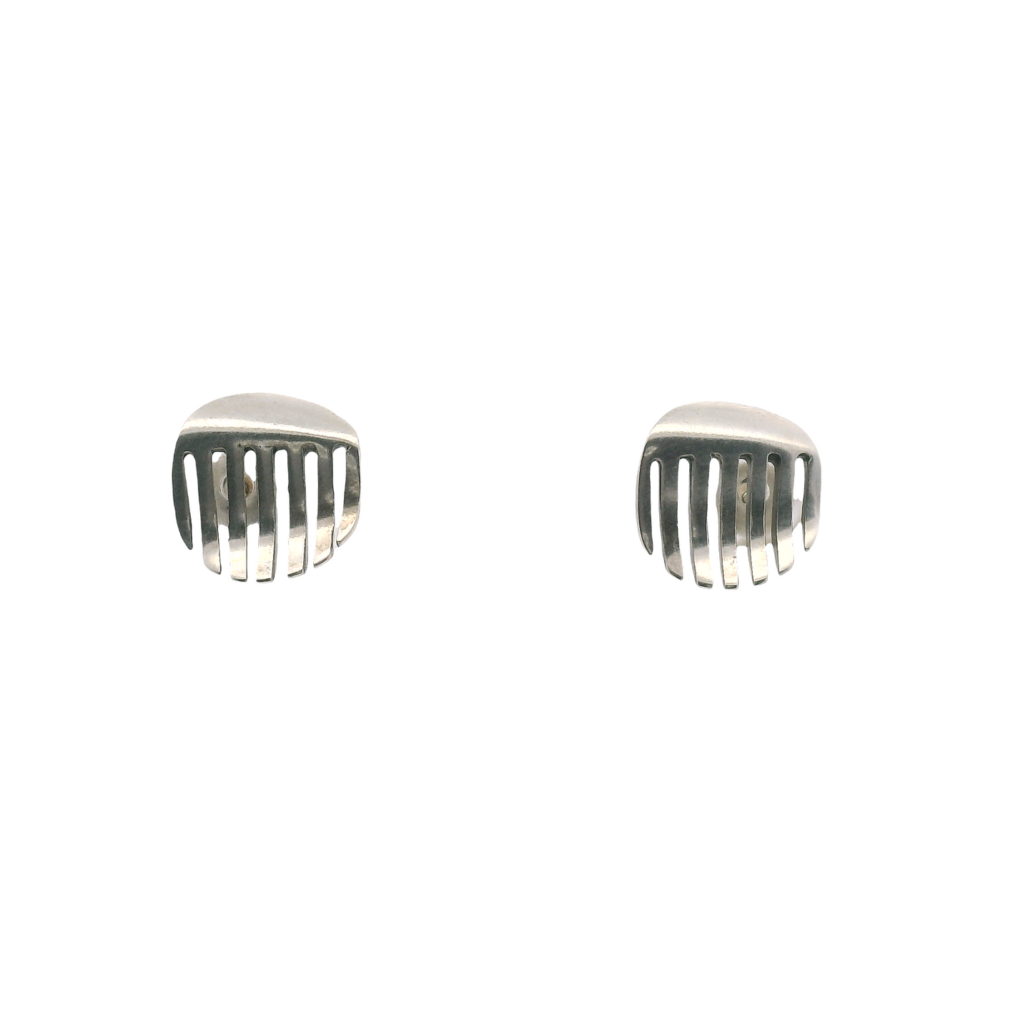 Half Line Wave Earrings
