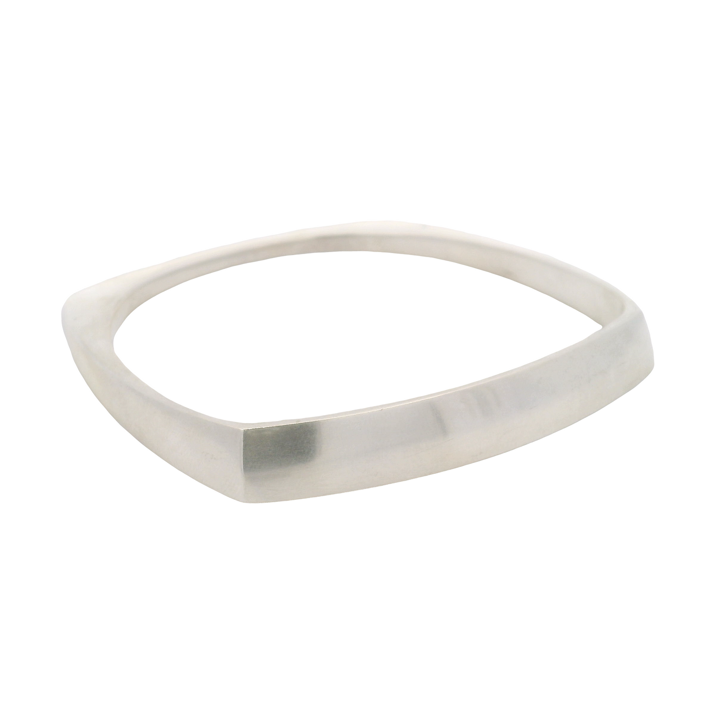 Sterling Silver Square Bangle