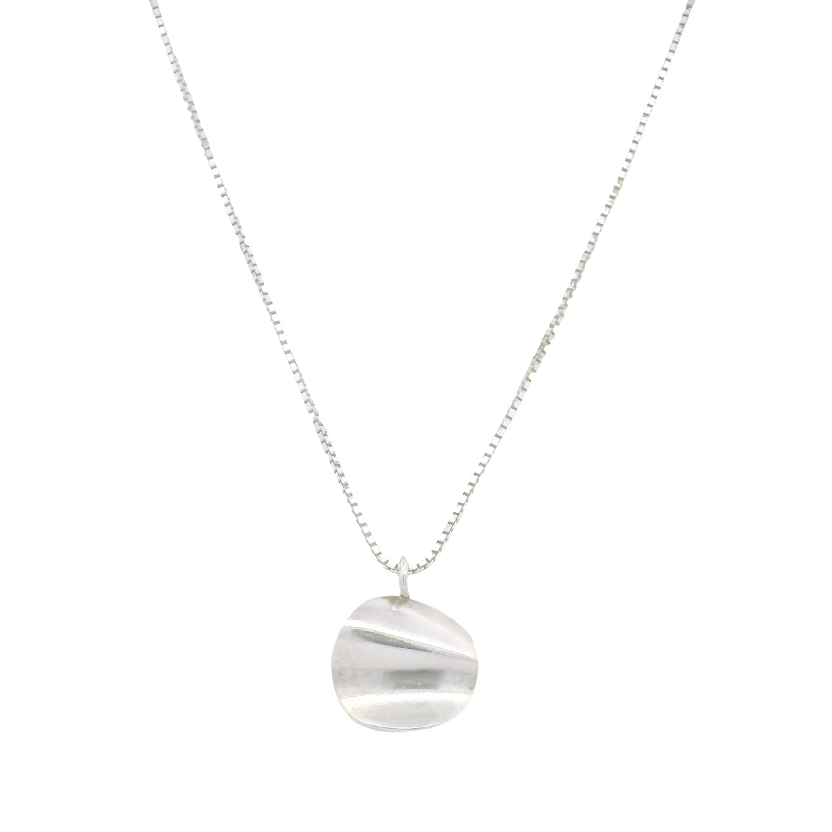 Sterling Silver Wave Pendant