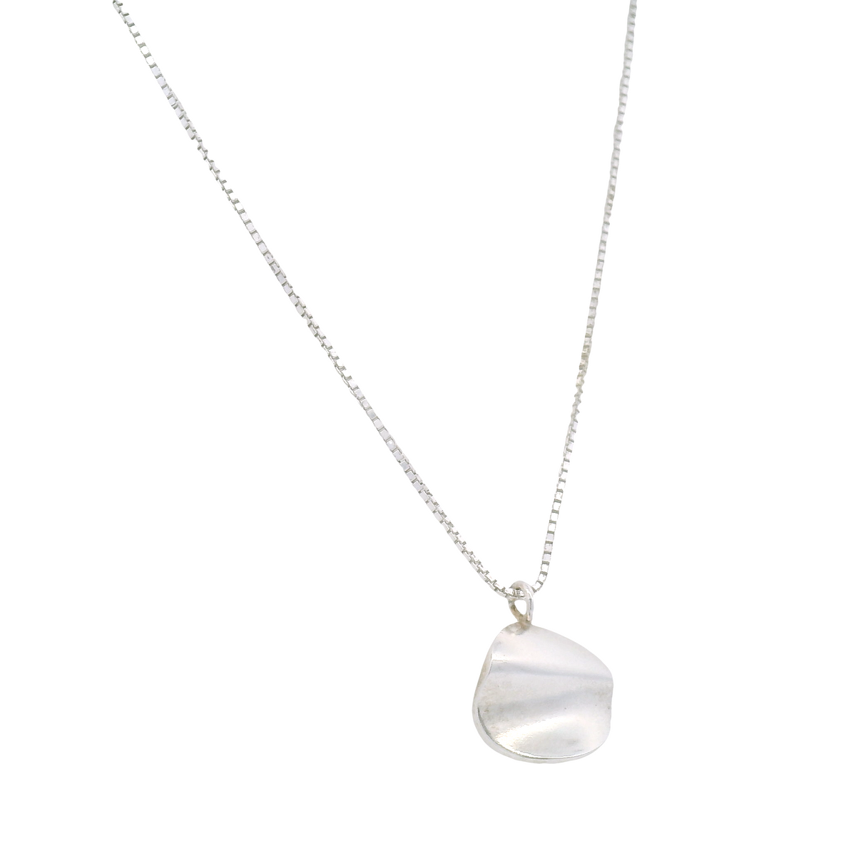 Sterling Silver Wave Pendant