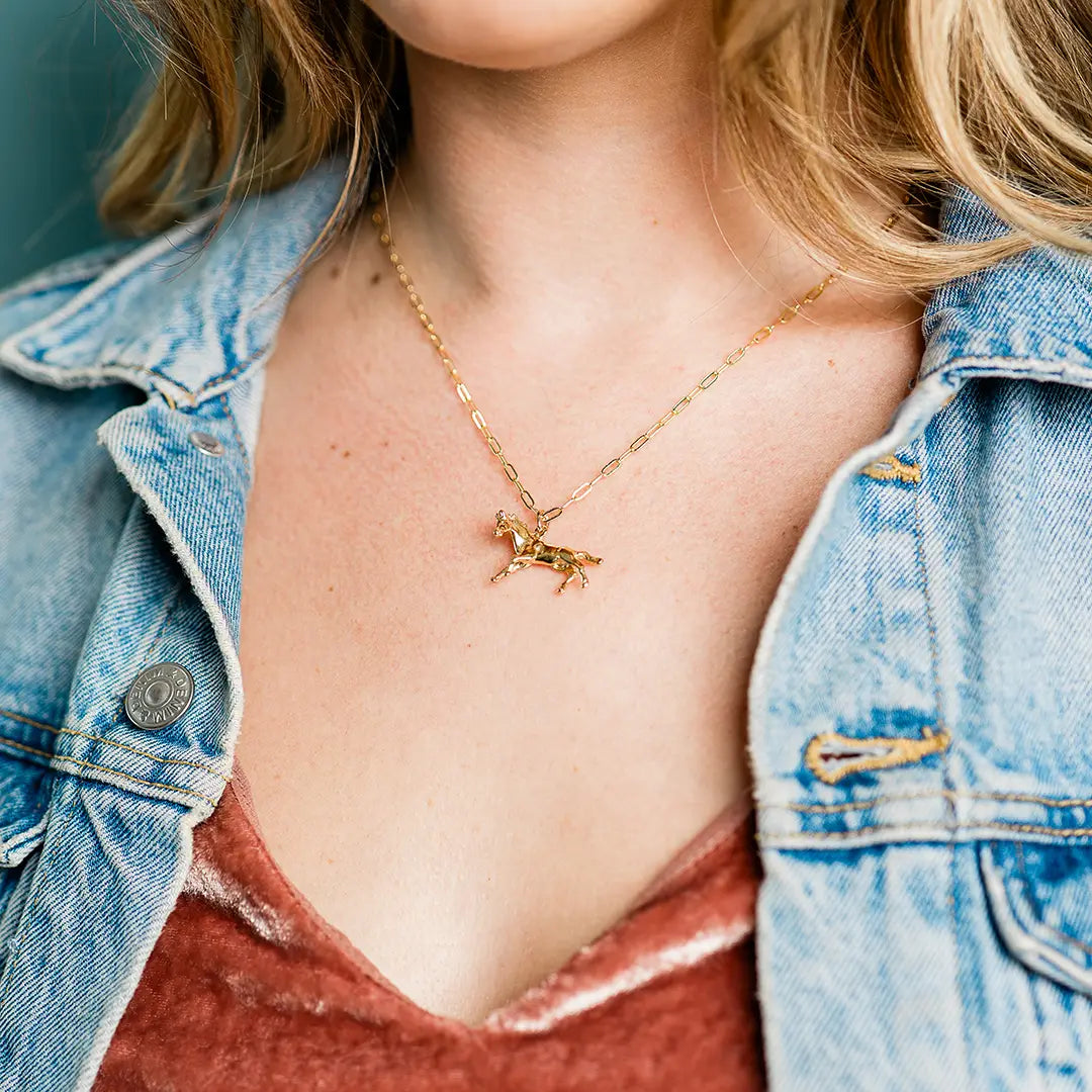 Wild Horses Charm Pendant