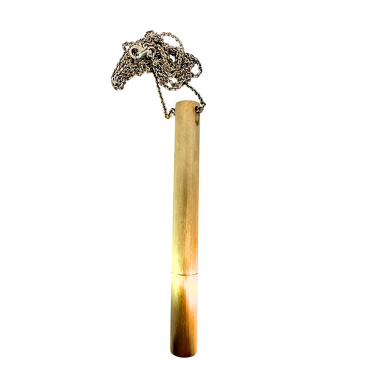 Brass Tube Pendant