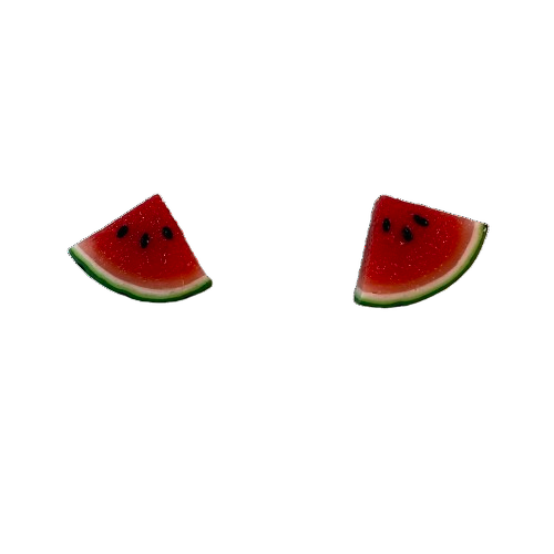 Handmade Watermelon Studs