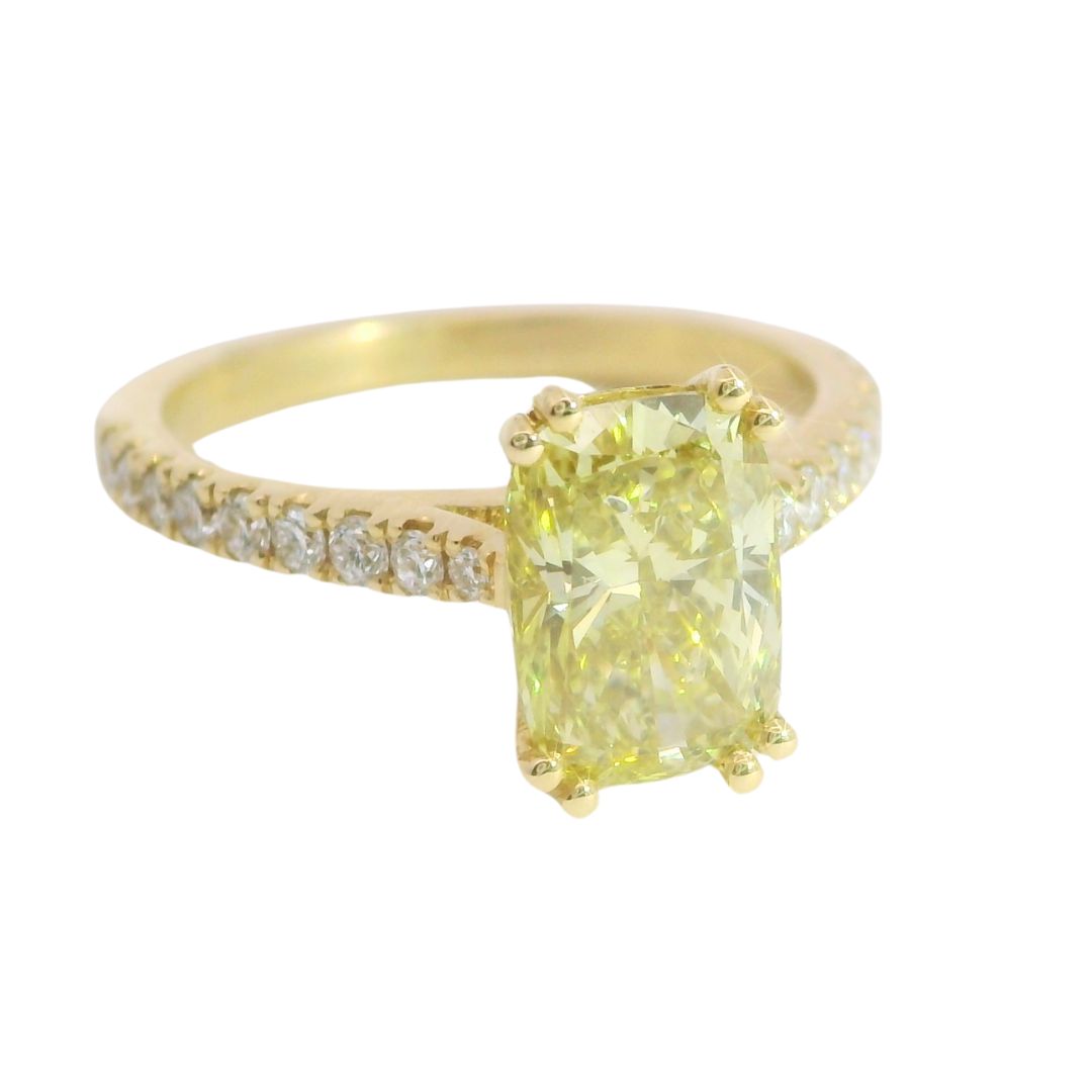 Sole - Yellow Diamond Engagement Ring