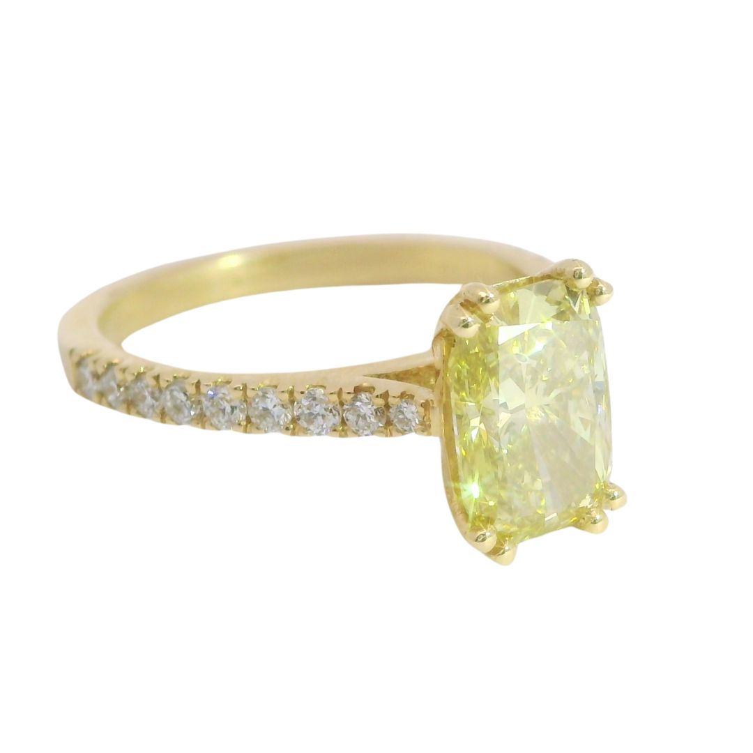 Sole - Yellow Diamond Engagement Ring