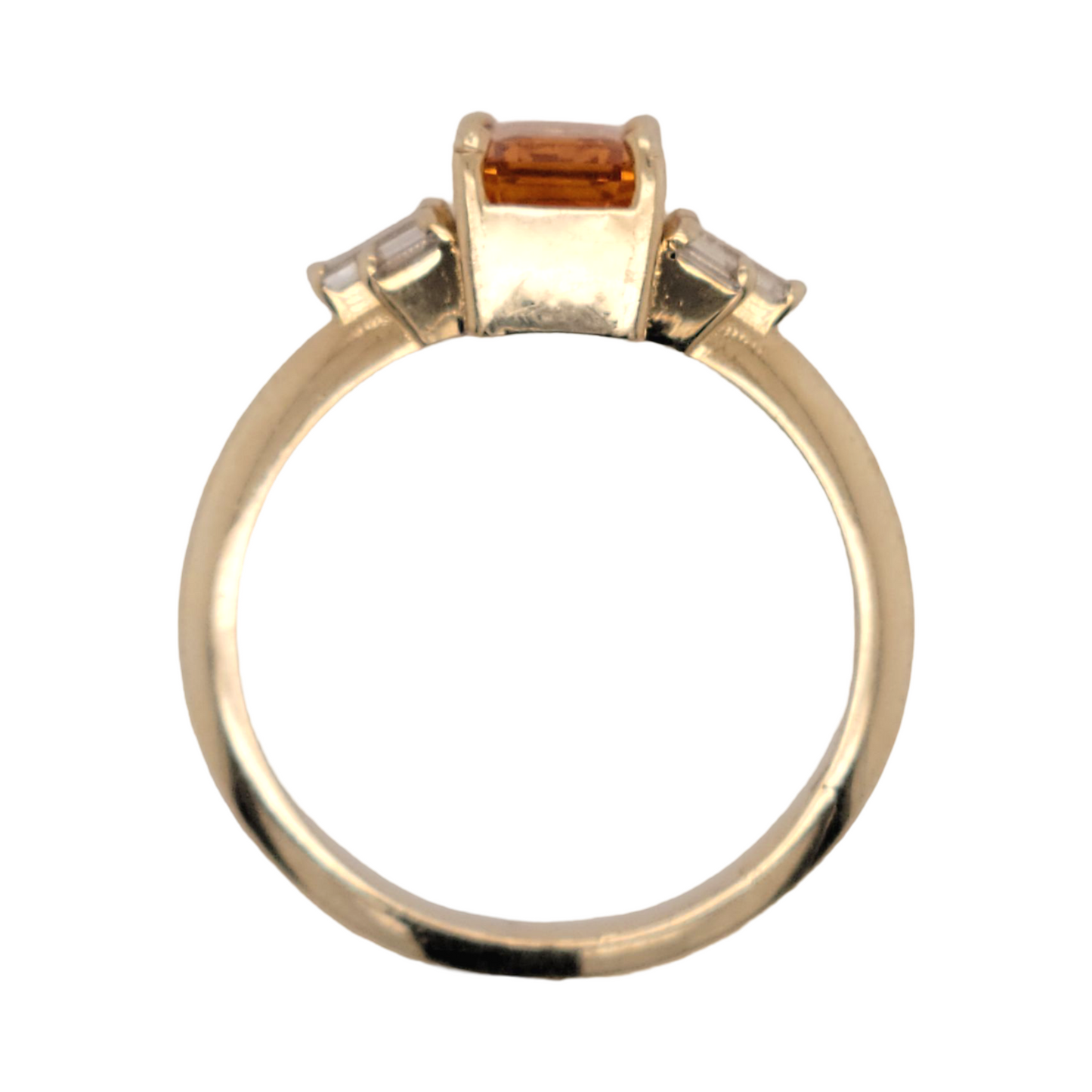 Arancia Rossa - Orange Sapphire Ring