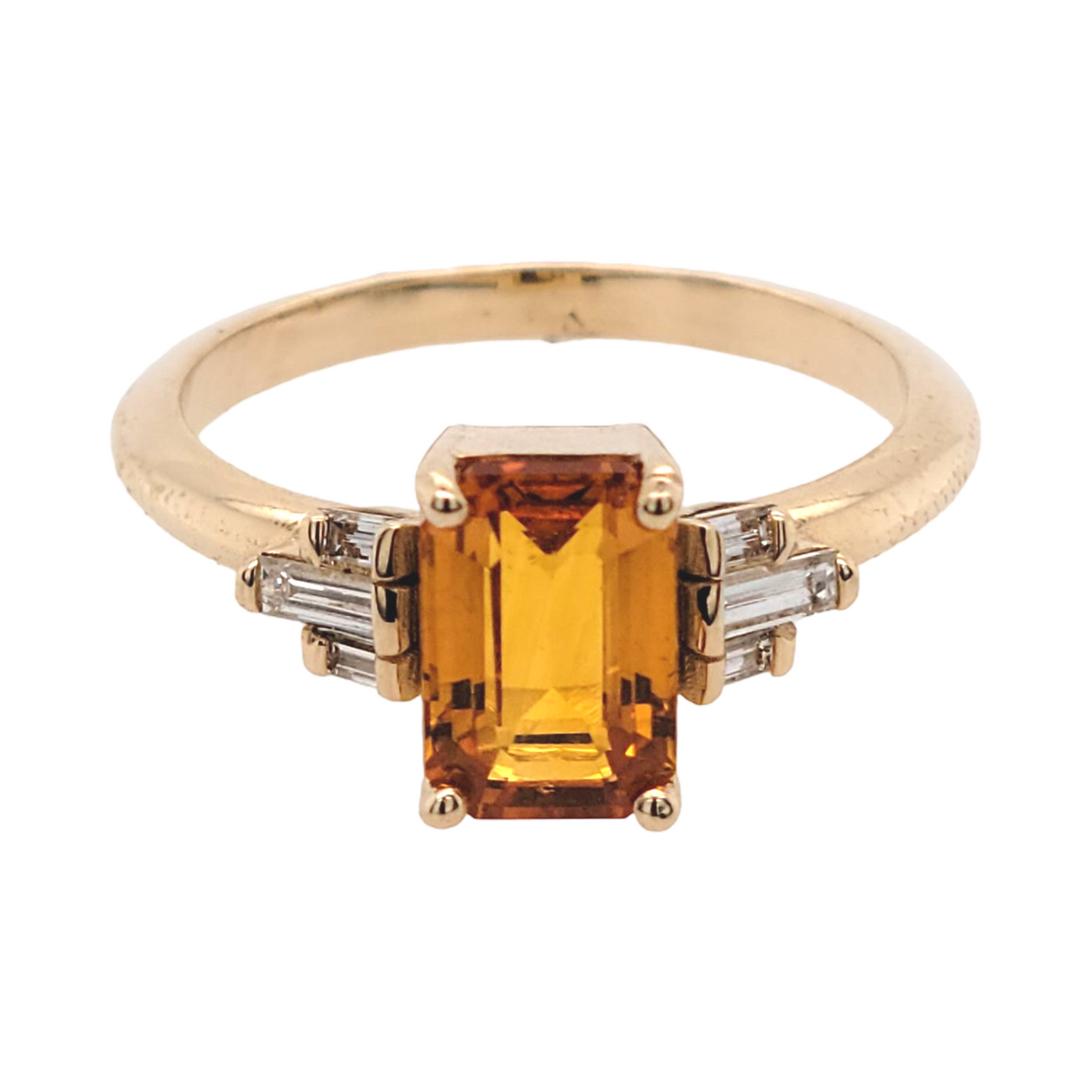 Arancia Rossa - Orange Sapphire Ring