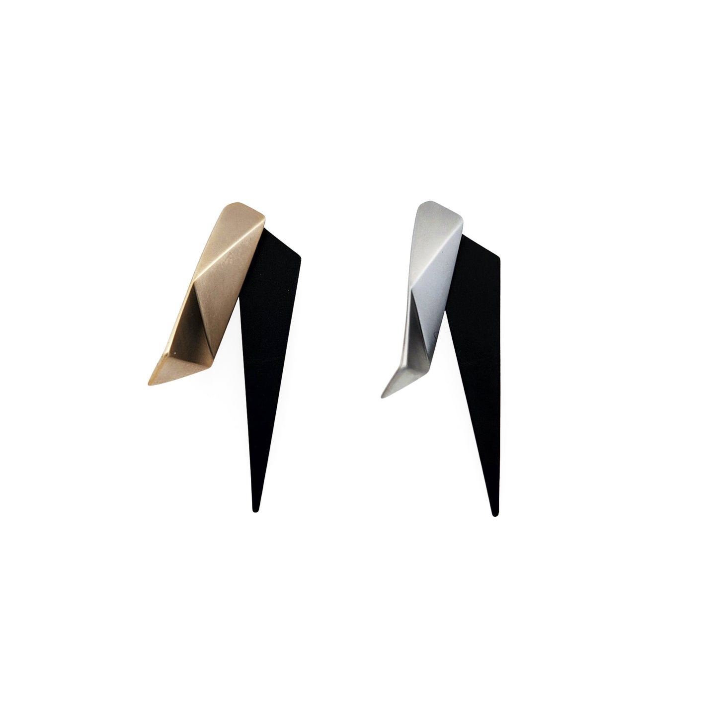 Geometric Faceted Earrings