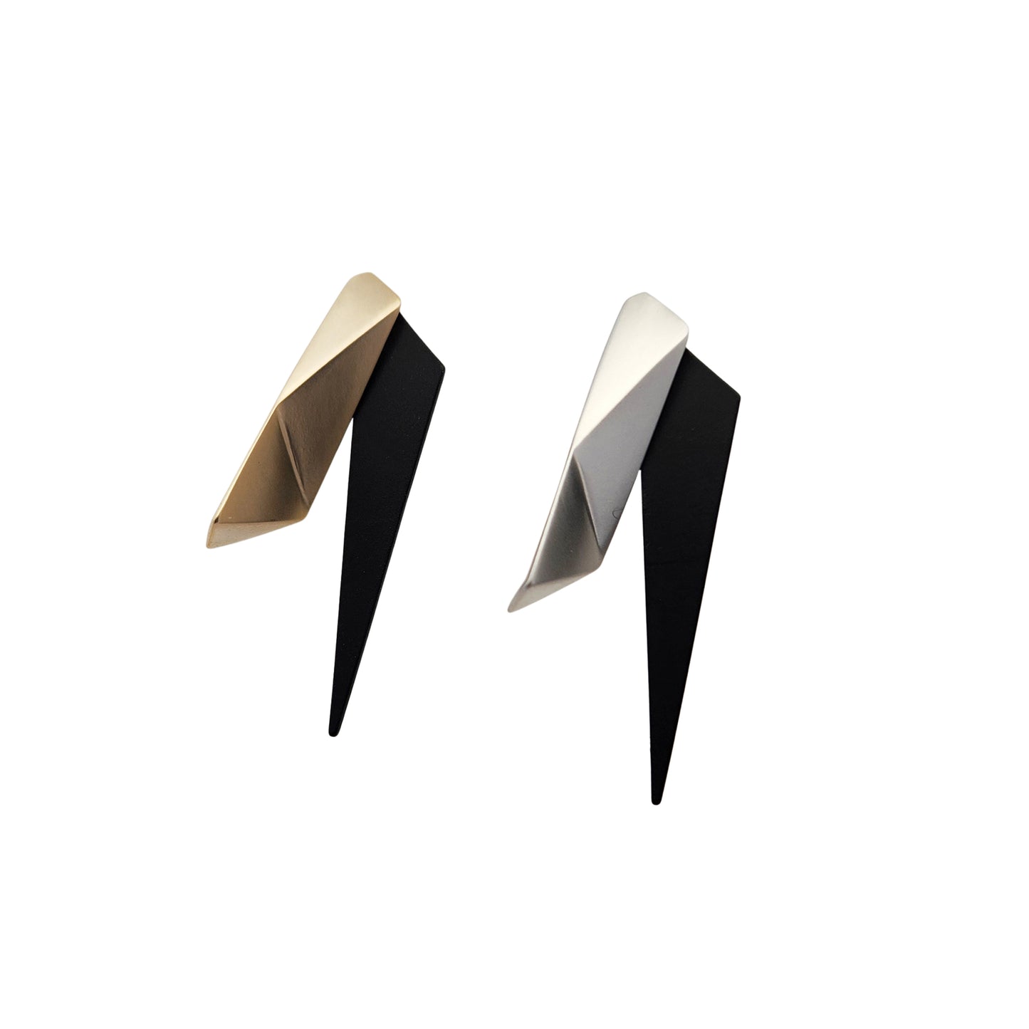 Geometric Faceted Earrings