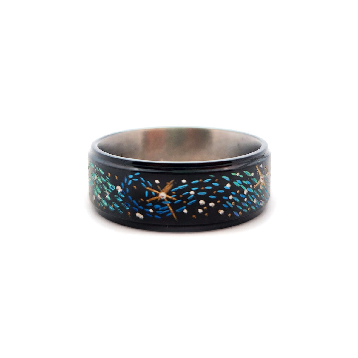 Space Ring Set Black Titanium Space Ring – Made You Look Jewellery
